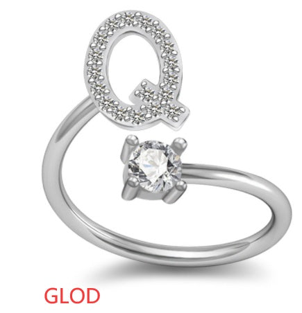 Your Initial, Your Story — Silver & Gold Letter Ring