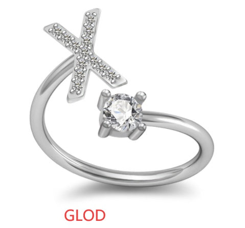 Your Initial, Your Story — Silver & Gold Letter Ring