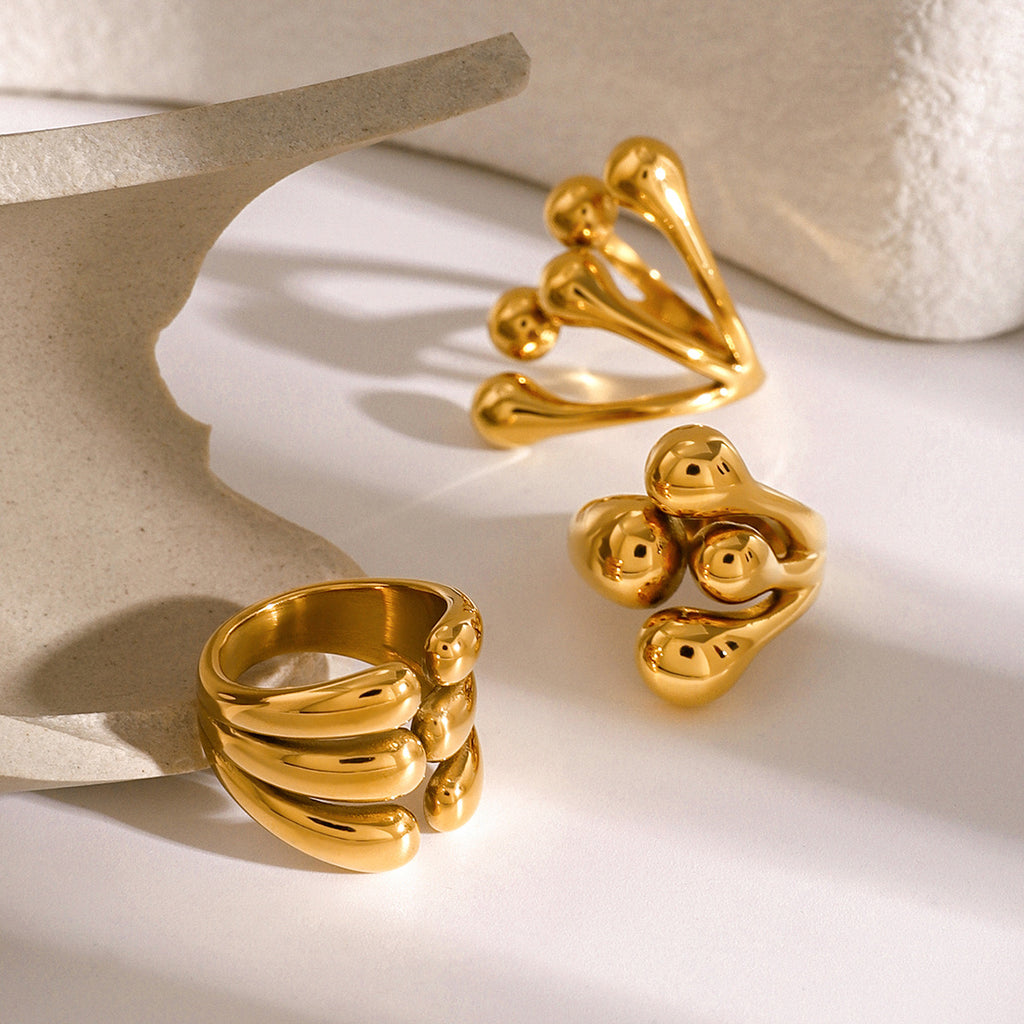 Gold ring for artistic souls