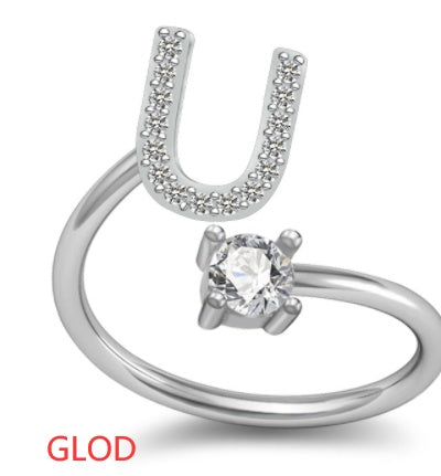 Your Initial, Your Story — Silver & Gold Letter Ring
