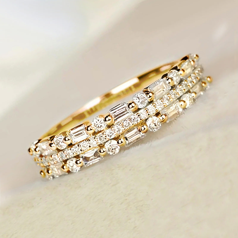 Three Layers, One Statement — Multilayer Zircon Ring