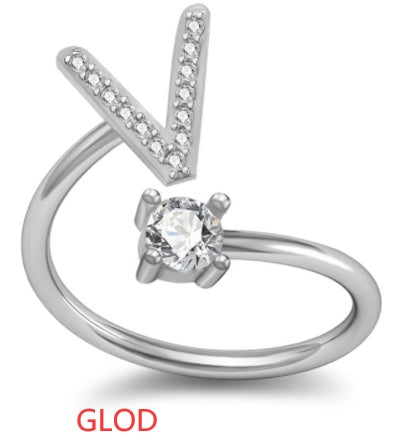Your Initial, Your Story — Silver & Gold Letter Ring