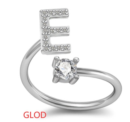 Your Initial, Your Story — Silver & Gold Letter Ring