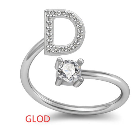 Your Initial, Your Story — Silver & Gold Letter Ring