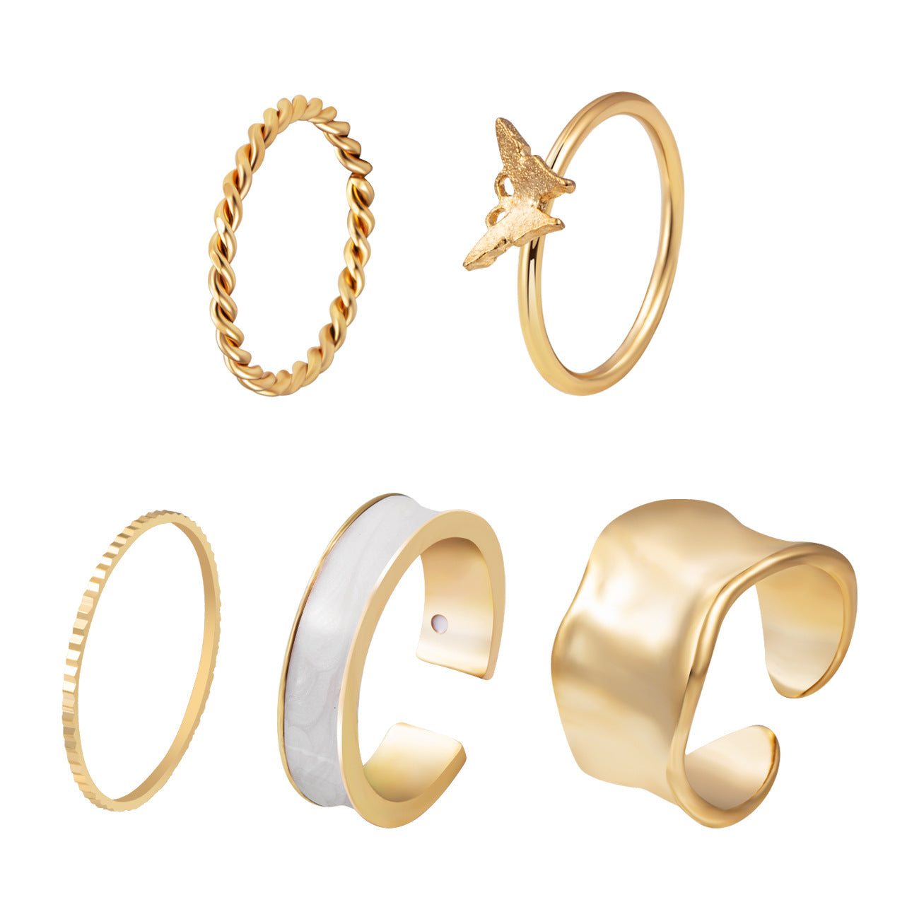 Stack, Style, Shine — The Triple Threat Ring Set