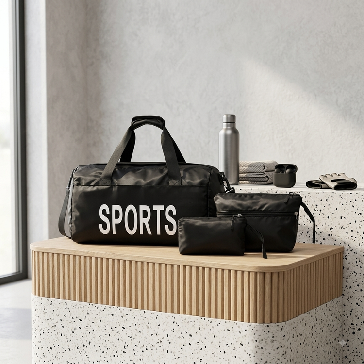 3-in-1 Fitness Travel Bag Set